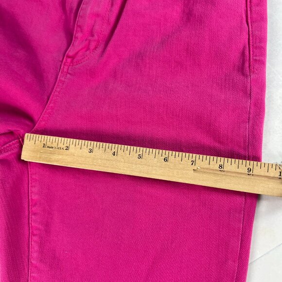 Judy Blue Jeans Women 27x27* Slim Mid Rise Ankle Pink Faded Stretch Denim Tag 27 - Picture 14 of 16